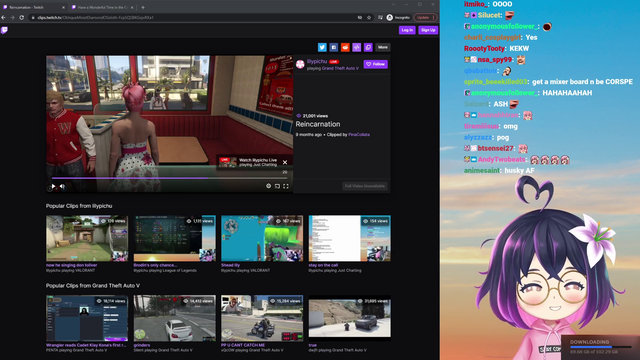 Awkwafina on Lilypichu's stream