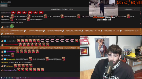 After a 16 hour stream Hasan finally ends his stream with a shout out to the viewers