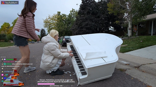 Hachubby and MiaMakesMusic play "Let it Be" on the mean streets of Denver