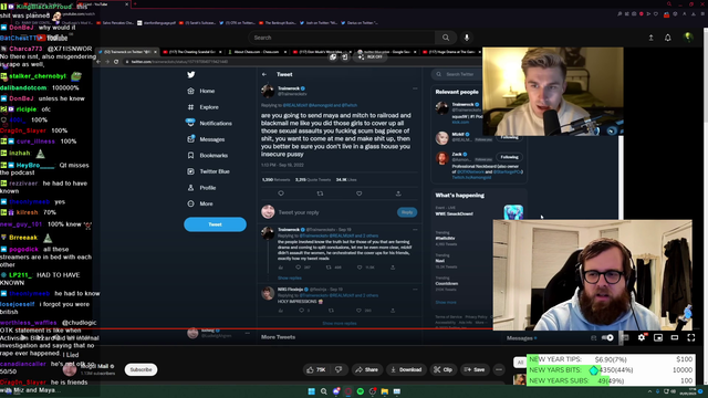 Ludwig gets called out for retracting his previous comments about Mizkif
