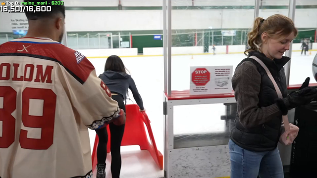 Katchii goes ice skating for the first time