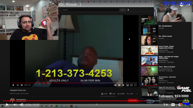Mizkif calls the wrong number