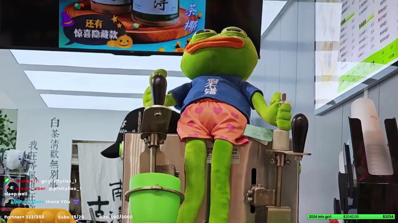 Pepe starts a new life in China