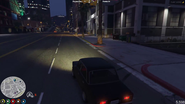 Robert finally driving his brand new car
