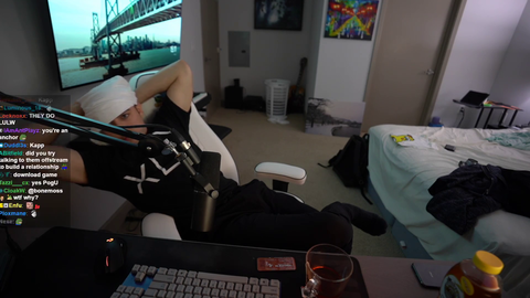 Mizkif reveals the reason for talking to girls squadW