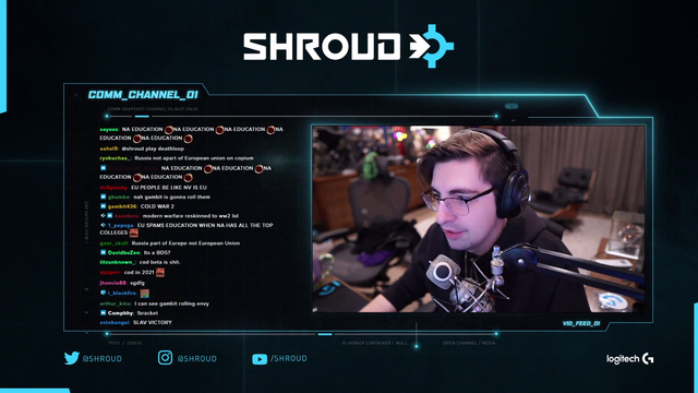 Shroud on xqc fixing his textures everygame