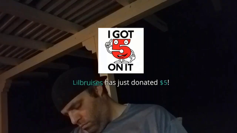 OnlyUseMeBlade gets a donation while he is blacked out from drinking