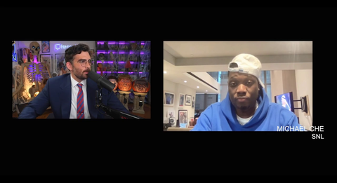 Michael Che of SNL gets booked to do an interview with Hasan Piker without knowing who he is.