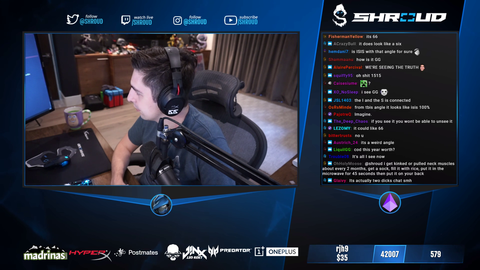 Shroud giving XQC vibes