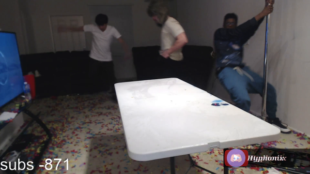 Hyphonix Body Slams into Table