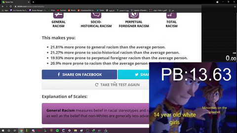 Small time speedrunner gets an insane WR on the racism 100% speedrun [GOD SEED]