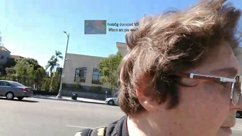 Andy Milonakis helps out the homeless