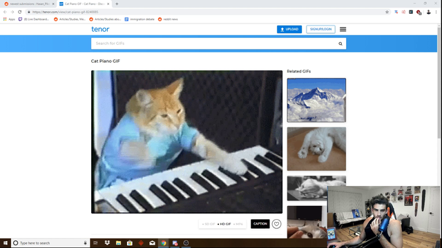 Hasan accompanies Rajj on the piano