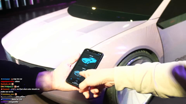 color changing car
