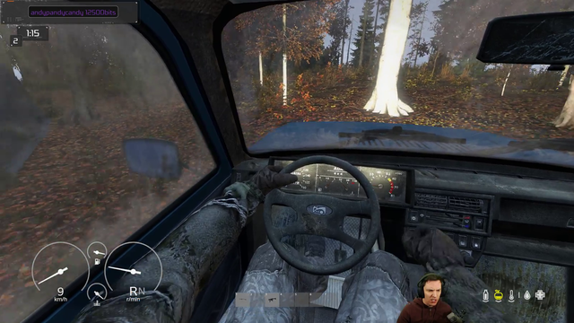 I can't believe I'm finally in a car