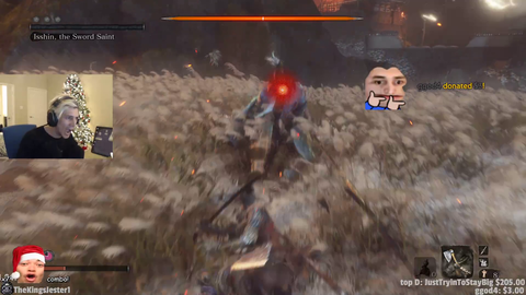 xQc finally beats Sekiro after spending 6 hours on the last boss