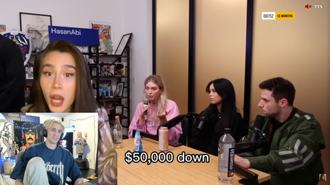 xQc watches mukitty’s completely sane retelling of the streamer awards