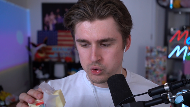 Ludwig eats a stick of butter