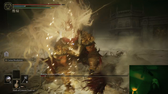 Green guy kills ER DLC Final boss.