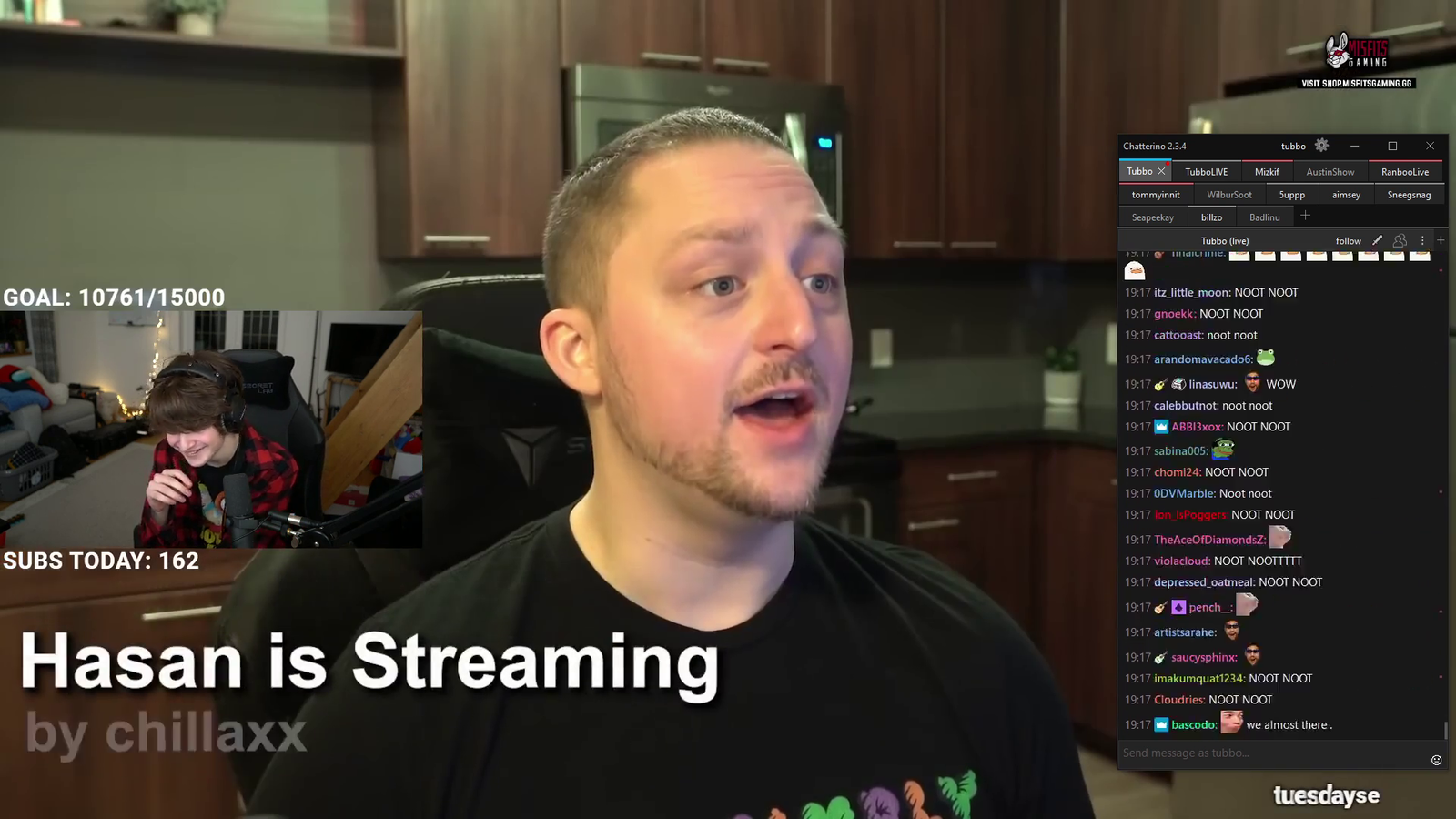Tubbo reacts to his song on Music of Twitch 2021