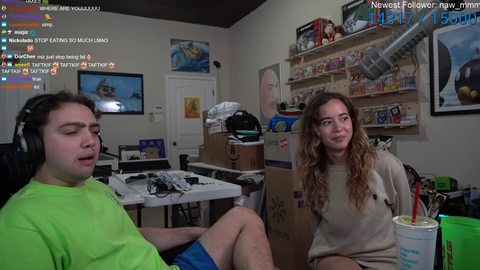 Mizkif does a MoistCr1tikal impression