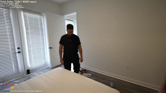 Nick just testing Katchii's bed