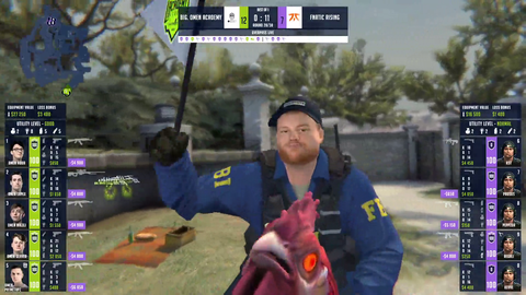 CSGO caster rides a cock mid tournament