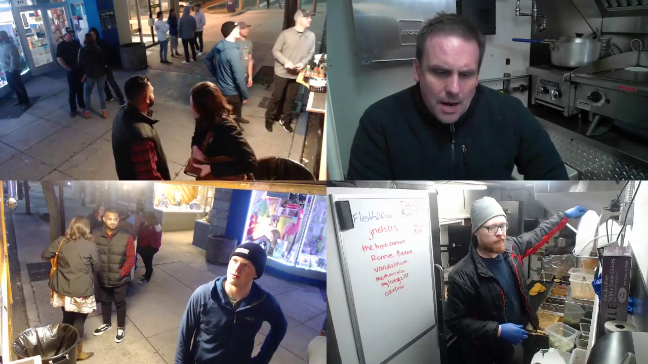 Twitch user donates to food truck, offers to pay for the mac and cheese of the next person to do a handstand for 5 seconds. It doesn't go well on 2nd attempt.
