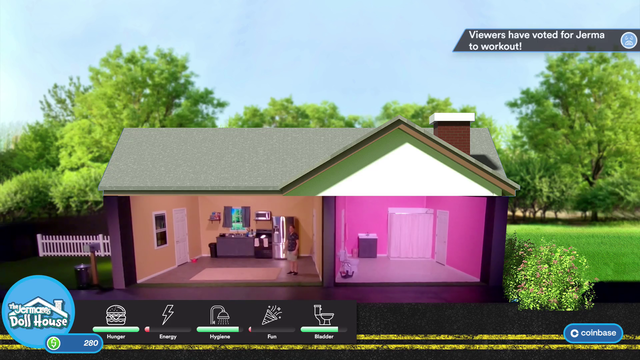Jerma runs out of energy in dollhouse stream