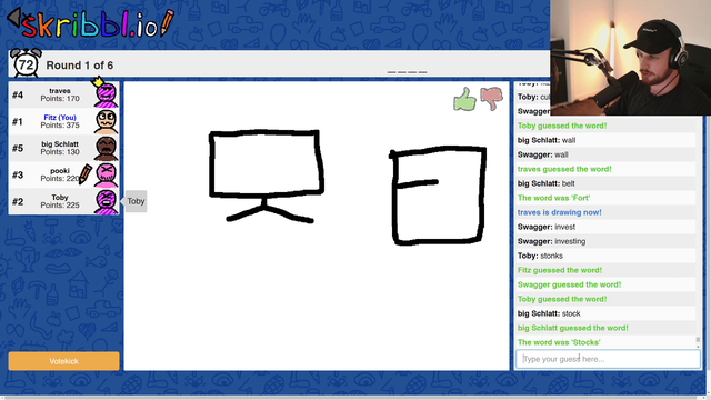 Poki draws a four letter word