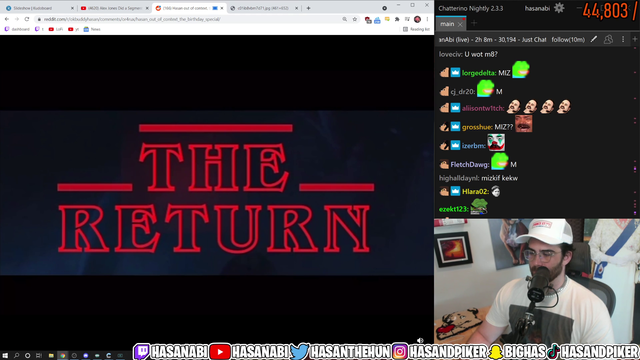 Hasan speaks too early