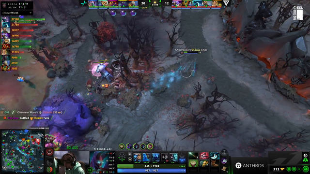 Dota 2 pro intimidates the enemy team