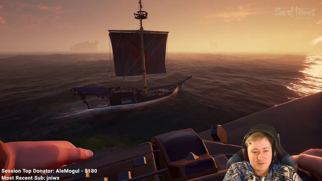 After a long hard battle, Dave sends off his sinking ship to sea with honour