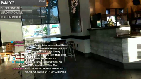 Destiny chooses his first gun