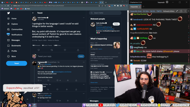 Someone is impersonating TrainwrecksTV on Twitter, doing scams??