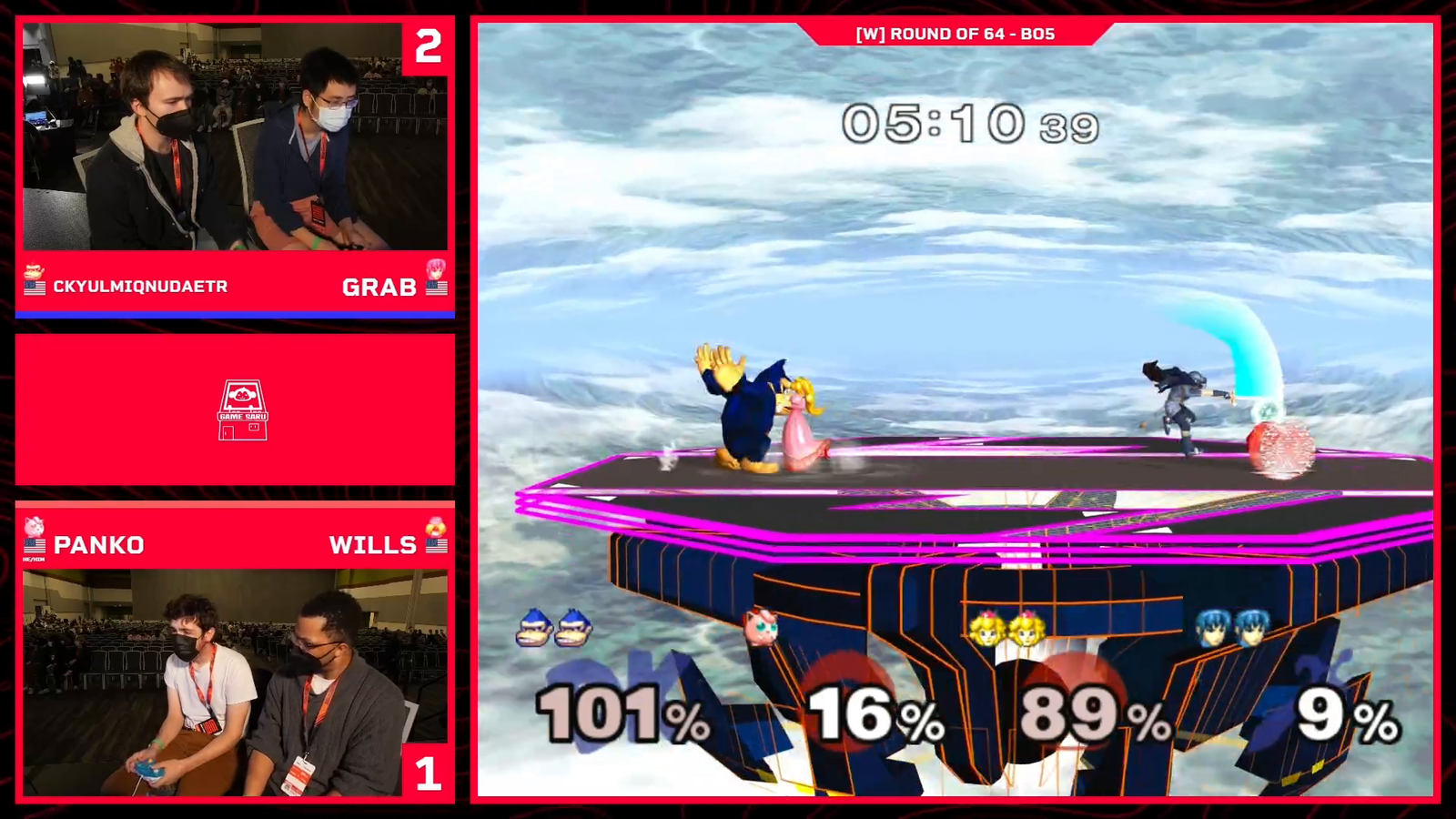 Donkey Kong player gets a Double KO with 1 punch
