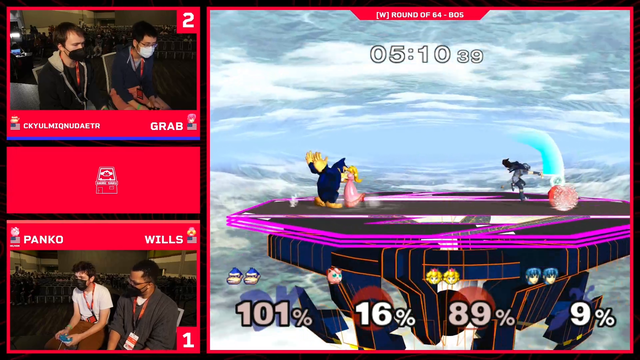 Donkey Kong player gets a Double KO with 1 punch