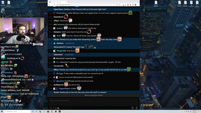 Destiny Gets Accused of Causing Someone's Rape Through His Stream
