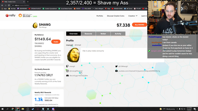 Stanz can't dm Mang0 Sadge
