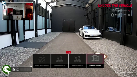 Porsche stream loses to a locked door