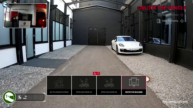 Porsche stream loses to a locked door