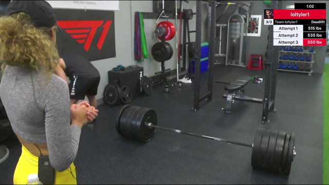 Tyler 1 Breaks Personal Deadlift Record