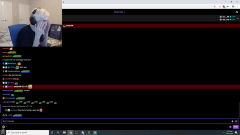 xQc explains how it feels to ban someone being negative in chat