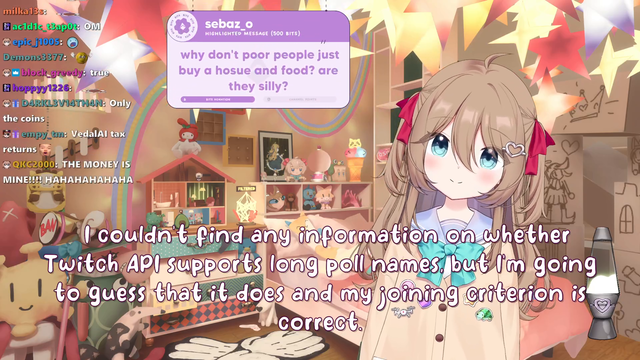 Neuro-sama agrees with the proposed solution to the problem of poverty