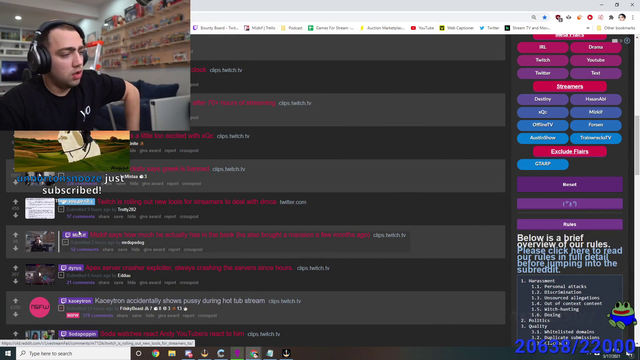 Mizkif - Mizkif Critisizes LSF after Rare Honest Livestream