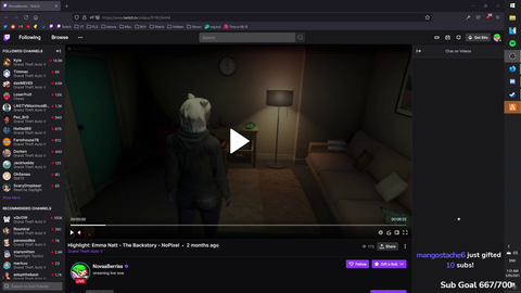 Juicers makes NovaaBerries cry (Emma in-game) after their RP interactions yesterday made her stream blow up