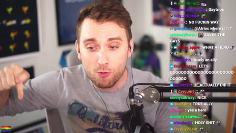 Atrioc unveils his contribution to pride month