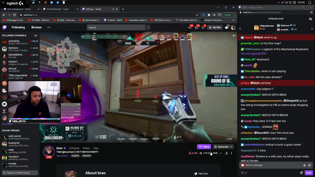 myth types in the wrong chat