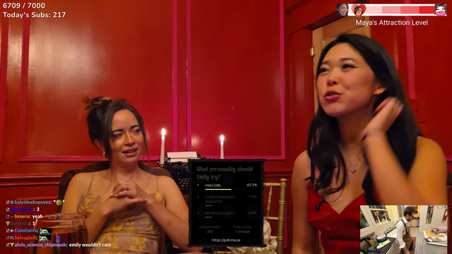 Maya can't handle Emily's "uwu" after her chat forced her to do it