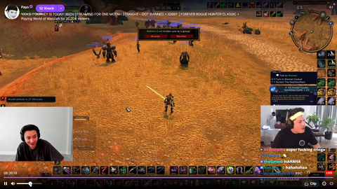 Payo Crashout WoW Forever Dueling Tournament